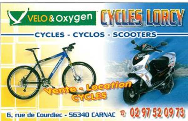 LOCATION DE CYCLES - Cycles LORCY