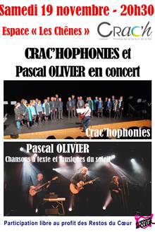 Crac'hophonies et Pascal Olivier en concert