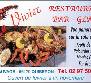 Bar Restaurant Le Vivier - Fruits de mer
